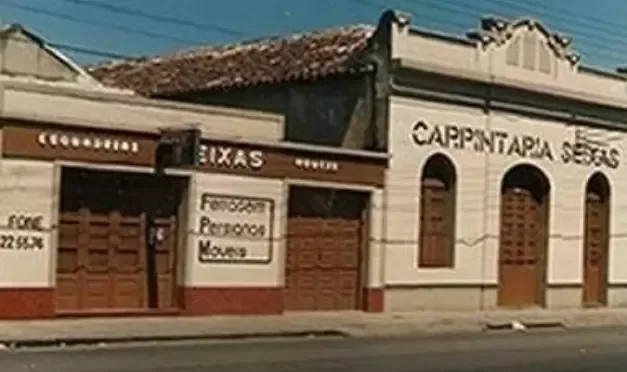 Fachada antiga da Carpintaria Seixas & Filhos, em Pelotas